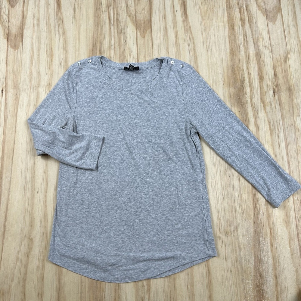 Carole Little Women's Large 3/4 Sleeve Stretch Top Casual Knit Shirt
